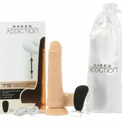 Naked Addiction Roterende Vibrator Thrusting -Clitoris Vibrators Verkoop 05537860000 nor h