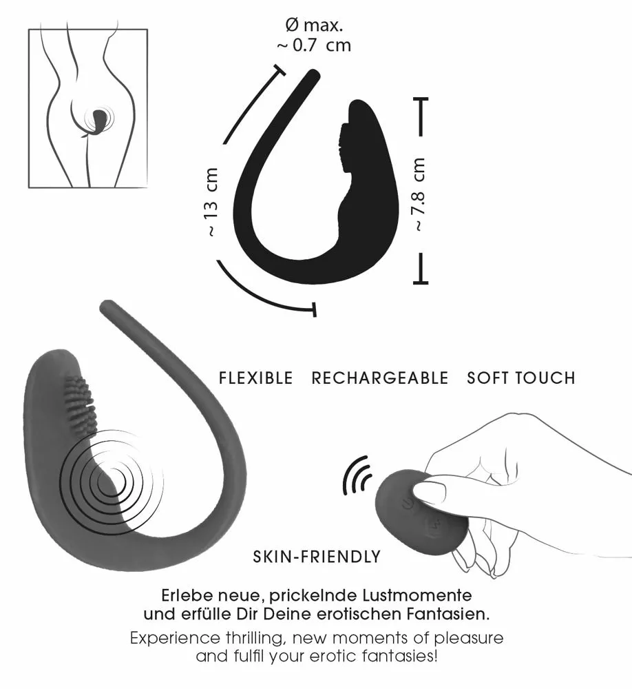 Sweet Smile Panty Vibrator Slim RC 12 Sweet Smile Panty Vibrator Slim RC - Afbeelding 10