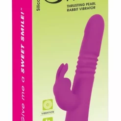 Sweet Smile Rabbit Vibrator Thrusting Pearl -Clitoris Vibrators Verkoop 05548040000 verp