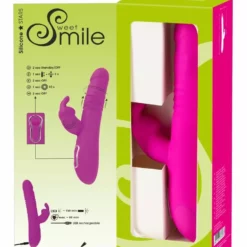 Sweet Smile Rabbit Vibrator Thrusting Pearl -Clitoris Vibrators Verkoop 05548040000 verp b