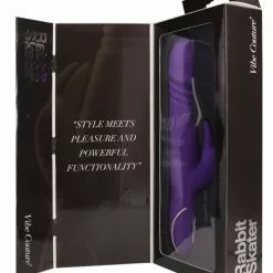 Vibe Couture Rabbit Skater Stotende Rabbit Vibrator - Paars -Clitoris Vibrators Verkoop 05861610000 verp b