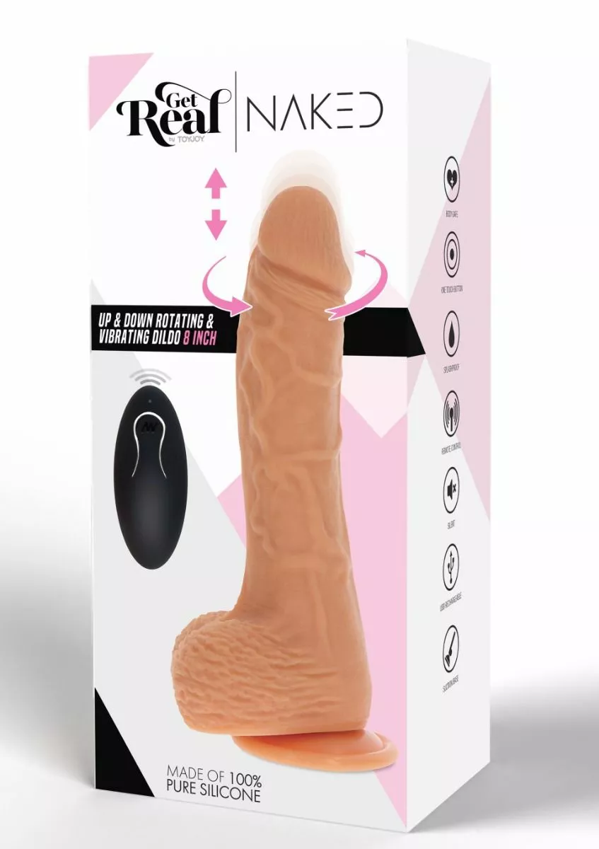 ToyJoy Realistische Vibrator Up&Down Rotating 4 ToyJoy Realistische Vibrator Up&Down Rotating - Afbeelding 2