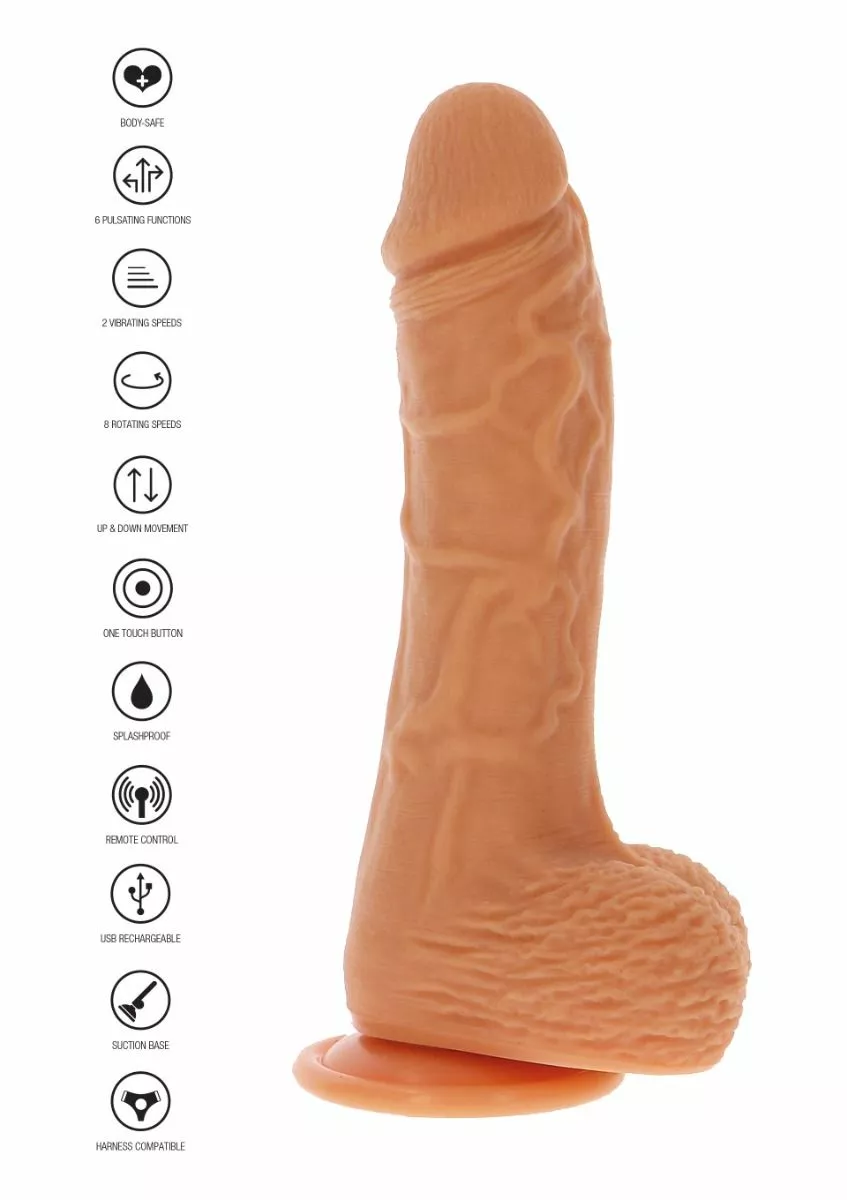 ToyJoy Realistische Vibrator Up&Down Rotating 3 ToyJoy Realistische Vibrator Up&Down Rotating