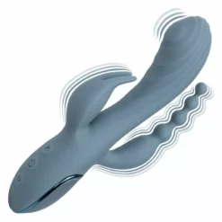 California Exotic Vibrator Triple Ecstasy Grijs -Clitoris Vibrators Verkoop 12281 grey 03