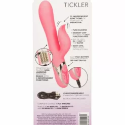 California Exotic Rabbit Vibrator Enchanted Tickler - Roze 8 California Exotic Rabbit Vibrator Enchanted Tickler - Roze -Clitoris Vibrators Verkoop 12473 pink 03