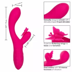 Calexotics Boundless Vibrator Butterfly Kiss Flutter - Roze 15 Calexotics Boundless Vibrator Butterfly Kiss Flutter - Roze -Clitoris Vibrators Verkoop 12528 pink 04