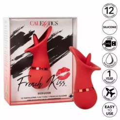 California Exotic Clitoris Stimulator French Kiss Seducer -Clitoris Vibrators Verkoop 13962 red 05