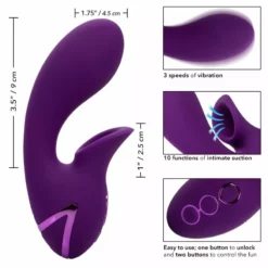 California Exotic Vibrator Huntington Beach Heartbreaker -Clitoris Vibrators Verkoop 14363 purple 012