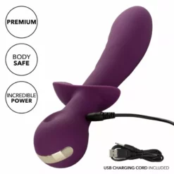 California Exotic Dual Vibrator Obsession Lover -Clitoris Vibrators Verkoop 14836 purple 06