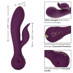 California Exotic Rabbit Vibrator Obsession Desire - Paars -Clitoris Vibrators Verkoop 14837 purple 04