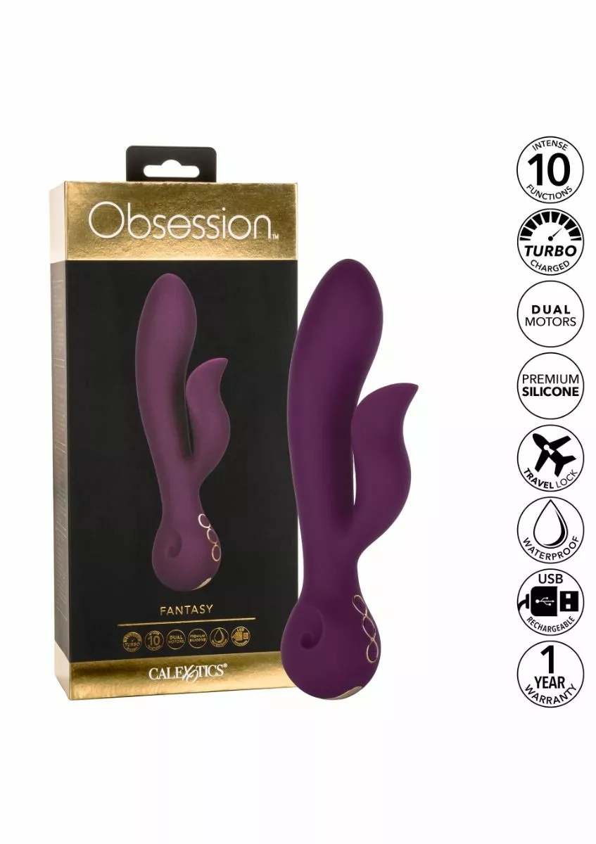 California Exotic Rabbit Vibrator Obsession Fantasy 6 California Exotic Rabbit Vibrator Obsession Fantasy - Afbeelding 4