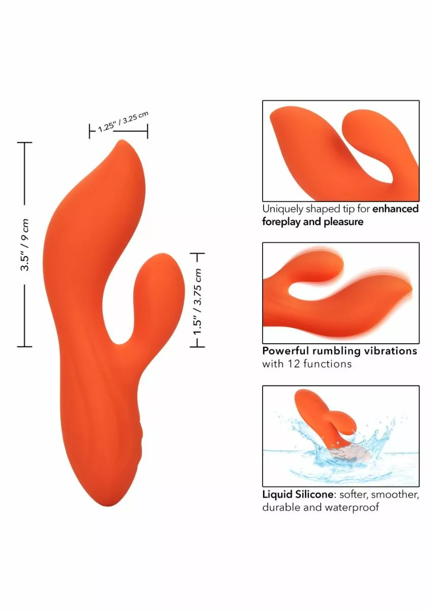 California Exotic Rabbit Vibrator Stella Dual Teaser 5 California Exotic Rabbit Vibrator Stella Dual Teaser - Afbeelding 3