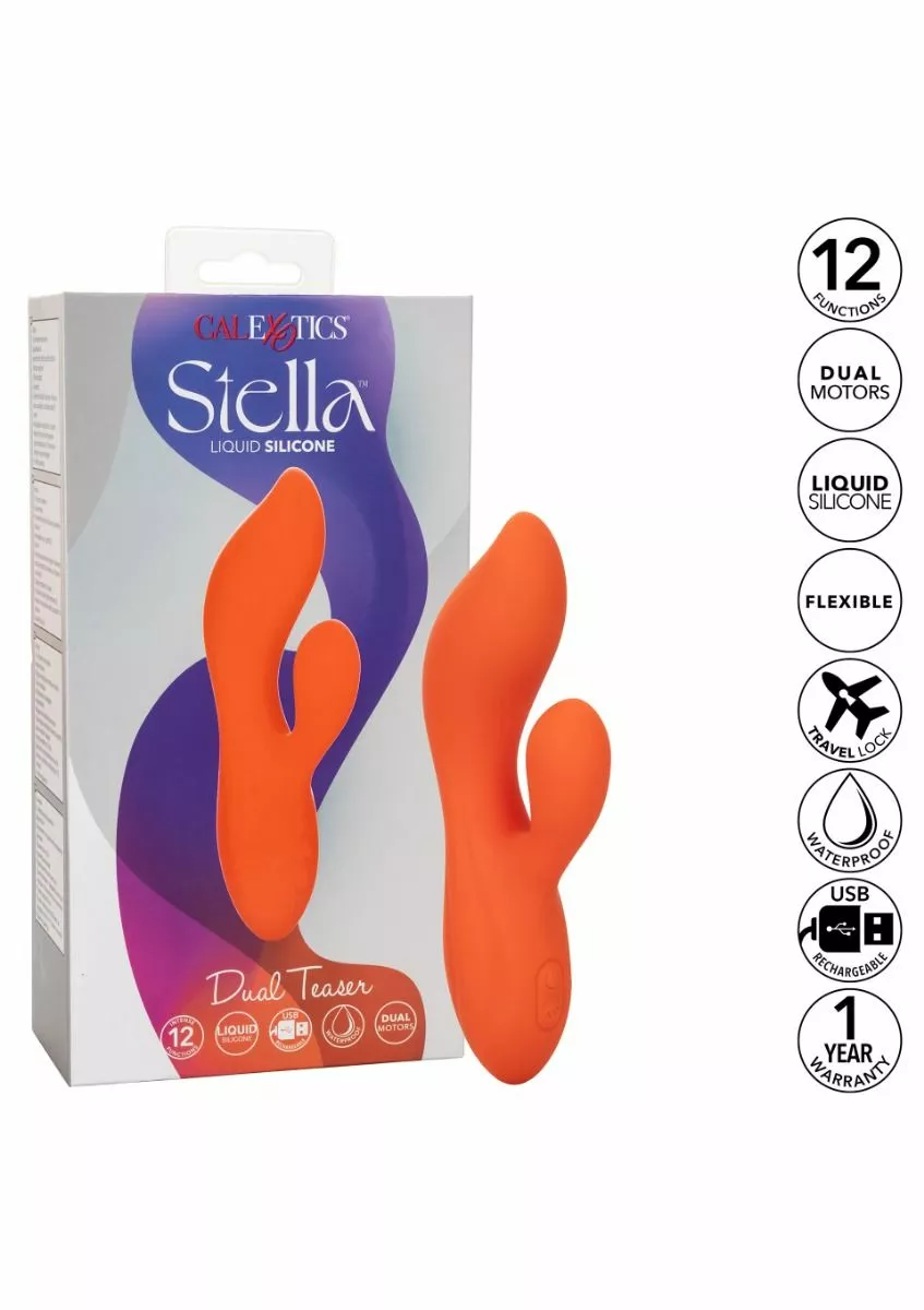 California Exotic Rabbit Vibrator Stella Dual Teaser 6 California Exotic Rabbit Vibrator Stella Dual Teaser - Afbeelding 4