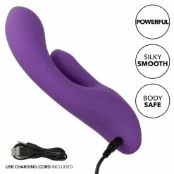 California Exotic Rabbit Vibrator Stella Dual Pleaser - Paars 15 California Exotic Rabbit Vibrator Stella Dual Pleaser - Paars -Clitoris Vibrators Verkoop 14943 purple 05