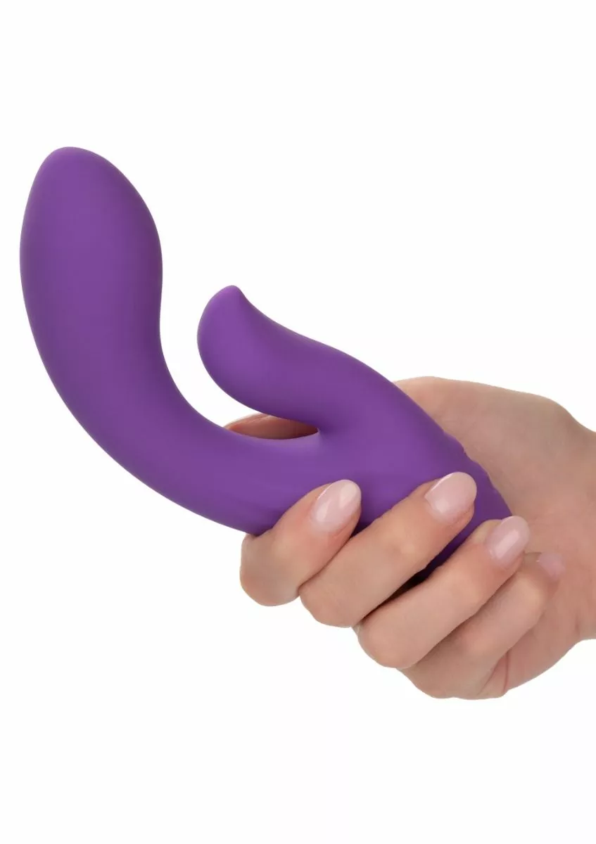 California Exotic Rabbit Vibrator Stella Dual Pleaser - Paars 8 California Exotic Rabbit Vibrator Stella Dual Pleaser - Paars - Afbeelding 6