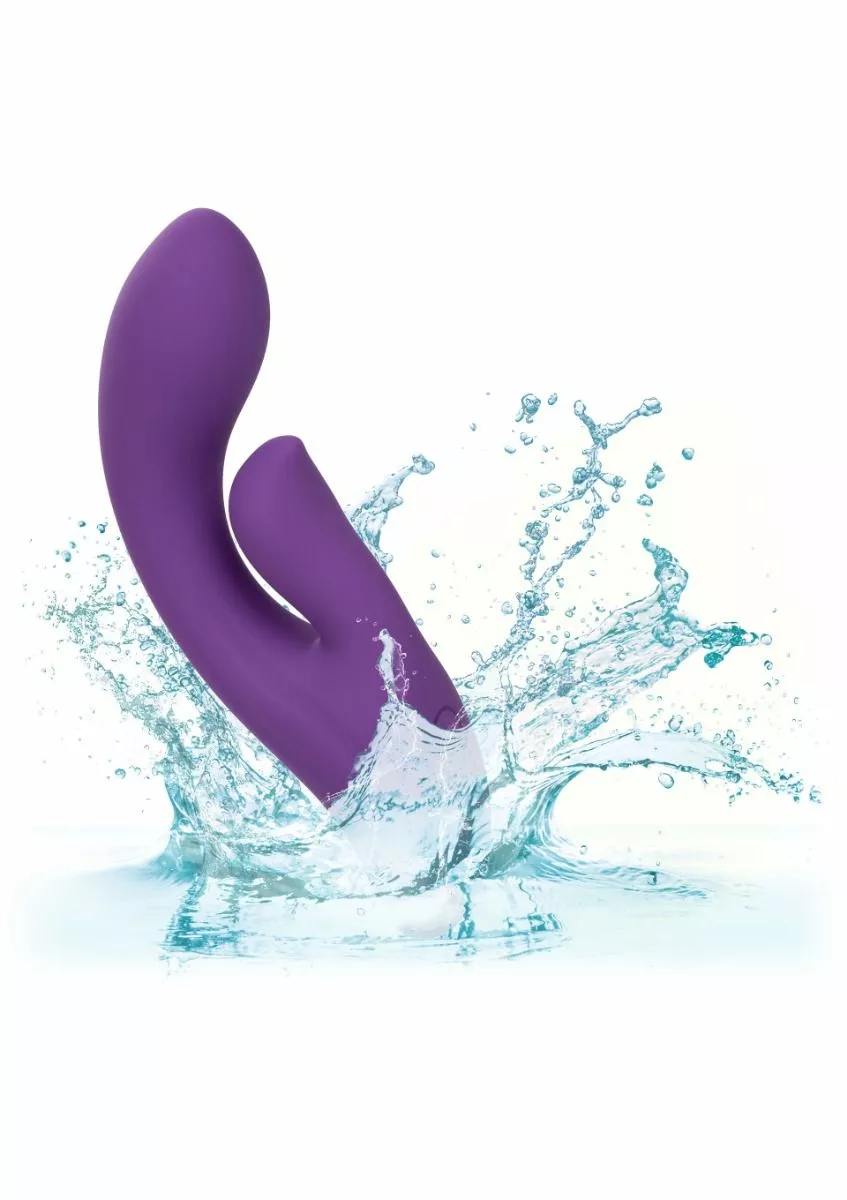 California Exotic Rabbit Vibrator Stella Dual Pleaser - Paars 9 California Exotic Rabbit Vibrator Stella Dual Pleaser - Paars - Afbeelding 7