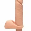 Doc Johnson Realistische Vibrator Met Ballen En Zuignap - 18 Cm