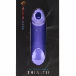 Nu Sensuelle Tongvibrator Trinitii 3in1 - Paars -Clitoris Vibrators Verkoop 17506 violet 02