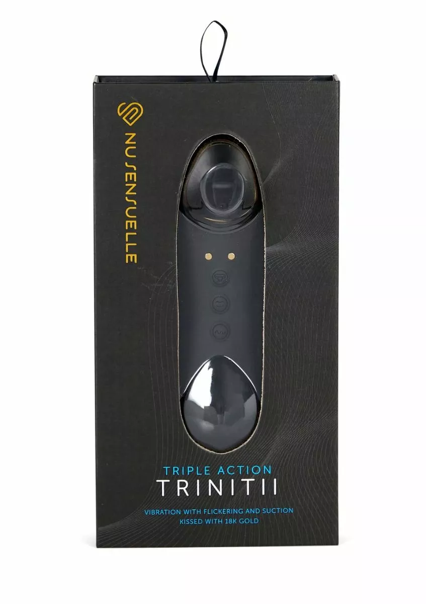 Nu Sensuelle Clitoris Stimulator Trinitii 3in1 Tongue 18K Gold 4 Nu Sensuelle Clitoris Stimulator Trinitii 3in1 Tongue 18K Gold - Afbeelding 2
