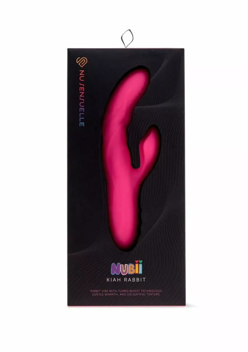 Nu Sensuelle Rabbit Vibrator Nubii Kiah - Roze 4 Nu Sensuelle Rabbit Vibrator Nubii Kiah - Roze - Afbeelding 2