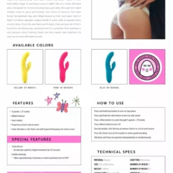 Nu Sensuelle Rabbit Vibrator Nubii Kiah - Roze 13 Nu Sensuelle Rabbit Vibrator Nubii Kiah - Roze -Clitoris Vibrators Verkoop 17531 pink 06