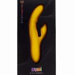 Nu Sensuelle Rabbit Vibrator Nubii Kiah - Geel -Clitoris Vibrators Verkoop 17531 yellow 02