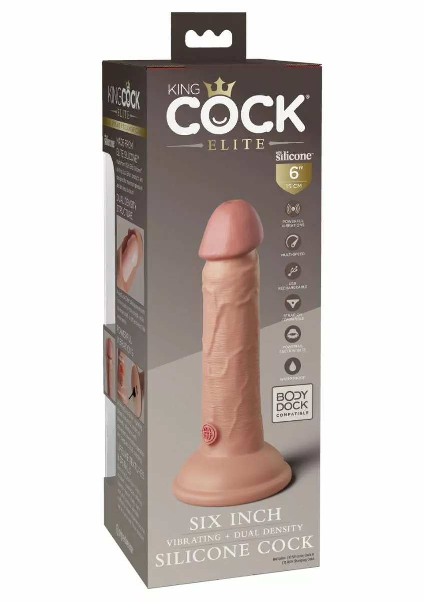 King Cock Realistische Vibrator 18 Cm 2Density 5 King Cock Realistische Vibrator 18 Cm 2Density - Afbeelding 3