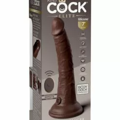 King Cock Realistische Vibrator 2 Density 21 Cm Bruin -Clitoris Vibrators Verkoop 22707 brown 03