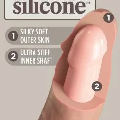 King Cock Realistische Vibrator 2 Density 21 Cm -Clitoris Vibrators Verkoop 22707 skin 07