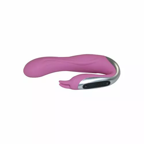 ToyJoy Siliconen Vibrator Dubbele Motor - Roze 5 ToyJoy Siliconen Vibrator Dubbele Motor - Roze - Afbeelding 3