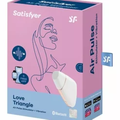 Satisfyer Love Triangle - Wit -Clitoris Vibrators Verkoop 360116 p