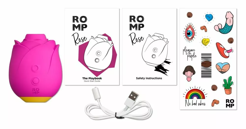 Romp Rose Luchtdruk Vibrator 8 Romp Rose Luchtdruk Vibrator - Afbeelding 6