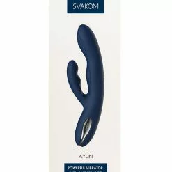 Svakom Rabbit Vibrator Aylin - Blauw -Clitoris Vibrators Verkoop 6490 6