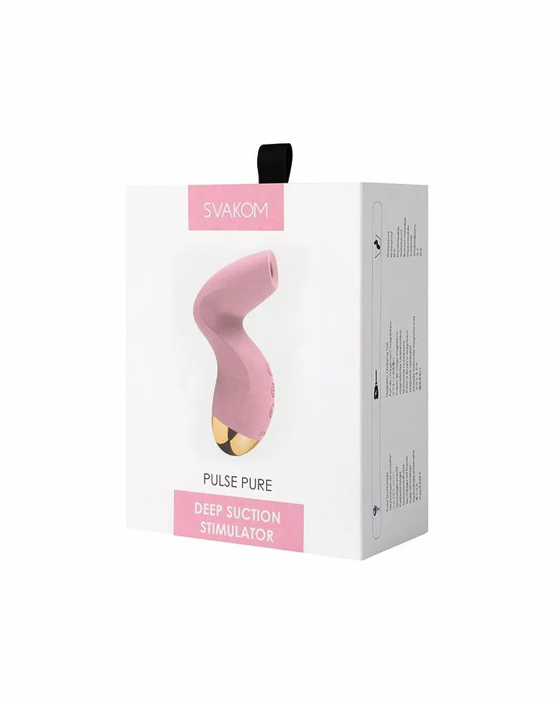 Svakom Clitoris Stimulator Pulse Pure - Roze 4 Svakom Clitoris Stimulator Pulse Pure - Roze - Afbeelding 2