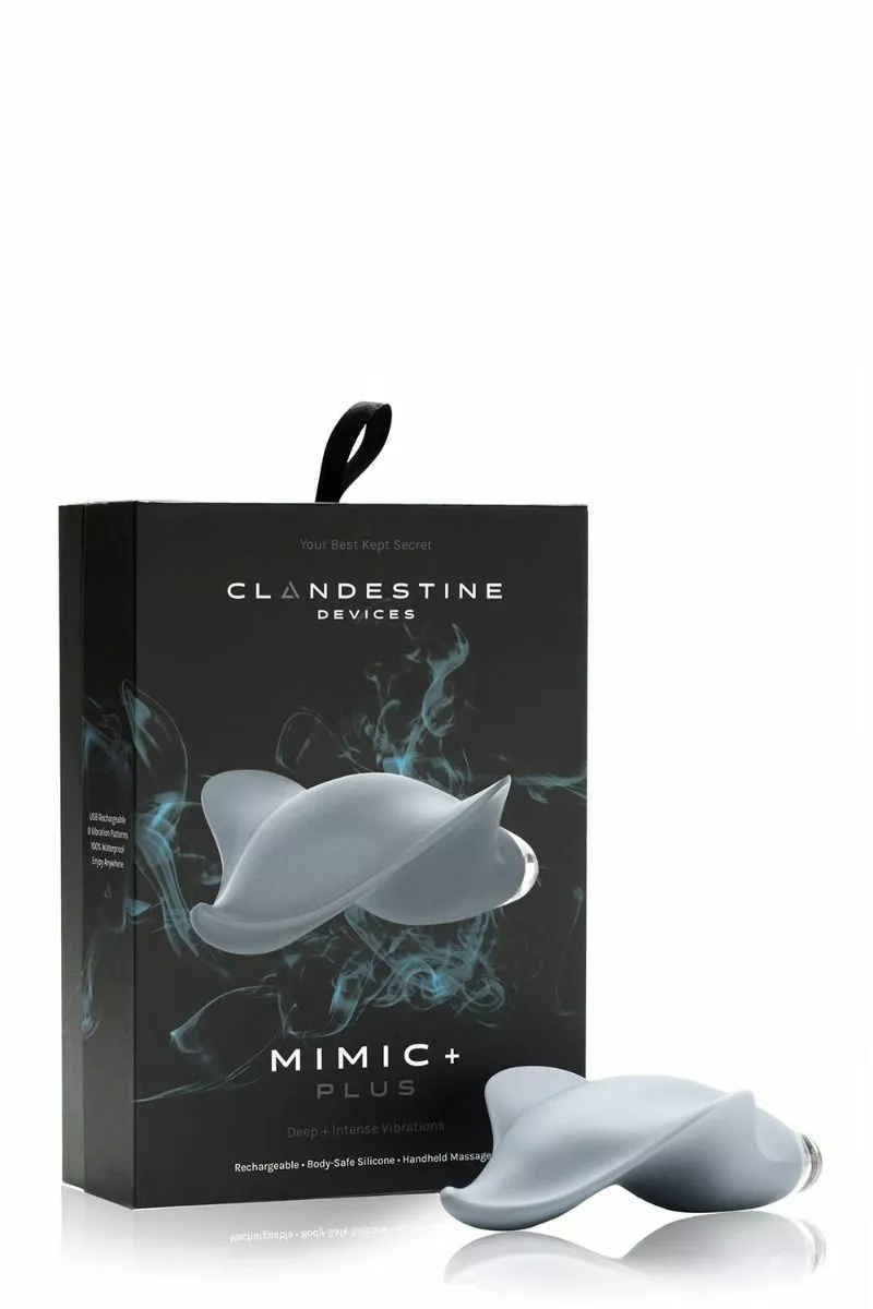 Clandestine Devices Clitoris Vibrator Mimic Grijs 10 Clandestine Devices Clitoris Vibrator Mimic Grijs - Afbeelding 8