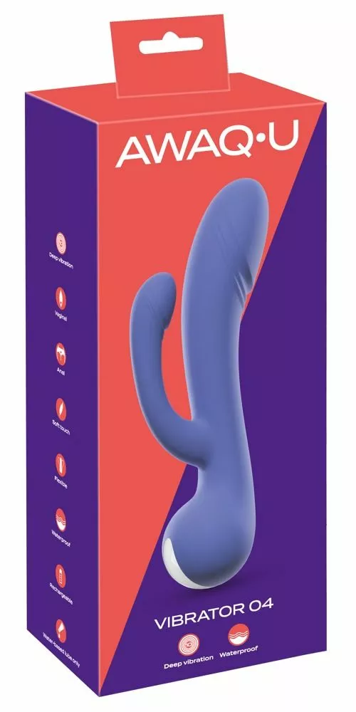 AWAQ.U Dubbele Vibrator - Paars 4 AWAQ.U Dubbele Vibrator - Paars - Afbeelding 2