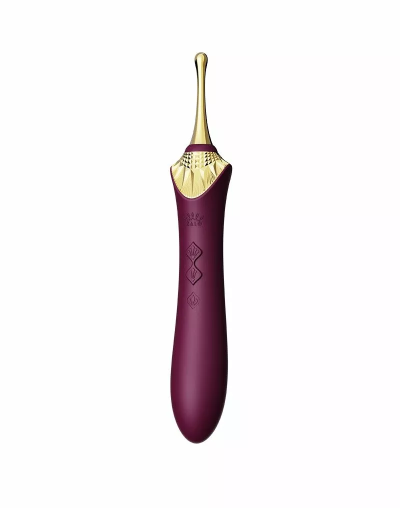 ZALO Bess 2 Verwarmende Clitoris Massager Met 4 Opzetstukken - Paars 3 ZALO Bess 2 Verwarmende Clitoris Massager Met 4 Opzetstukken - Paars