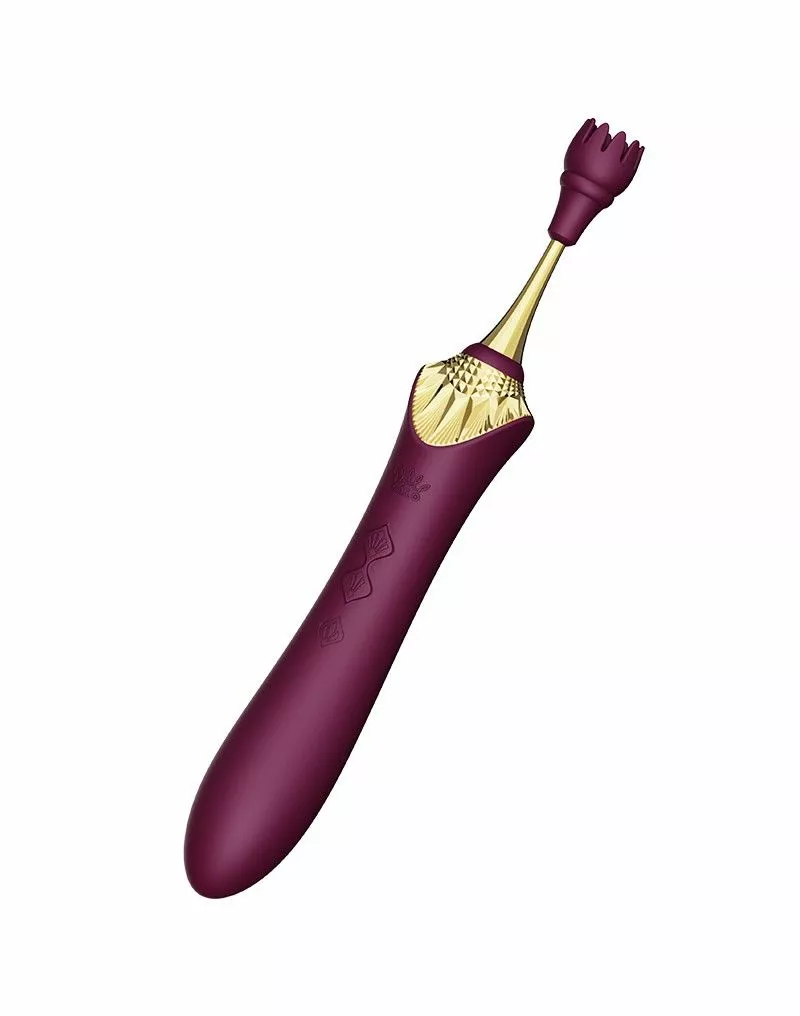 ZALO Bess 2 Verwarmende Clitoris Massager Met 4 Opzetstukken - Paars 7 ZALO Bess 2 Verwarmende Clitoris Massager Met 4 Opzetstukken - Paars - Afbeelding 5
