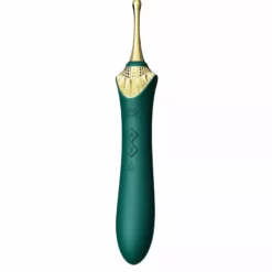 ZALO Bess 2 Verwarmende Clitoris Massager Met 4 Opzetstukken - Groen