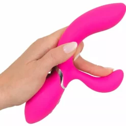 Sweet Smile Buigzame Rabbit Vibrator - Roze -Clitoris Vibrators Verkoop buigzame rabbit vibrator roze vinger kopie