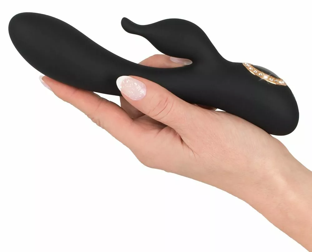 Cleopatra Rabbit Vibrator - Zwart 7 Cleopatra Rabbit Vibrator - Zwart - Afbeelding 5