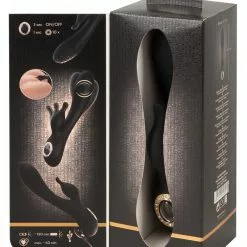 Cleopatra Rabbit Vibrator - Zwart 21 Cleopatra Rabbit Vibrator - Zwart -Clitoris Vibrators Verkoop cleopatra rabbit vibrator zwart open