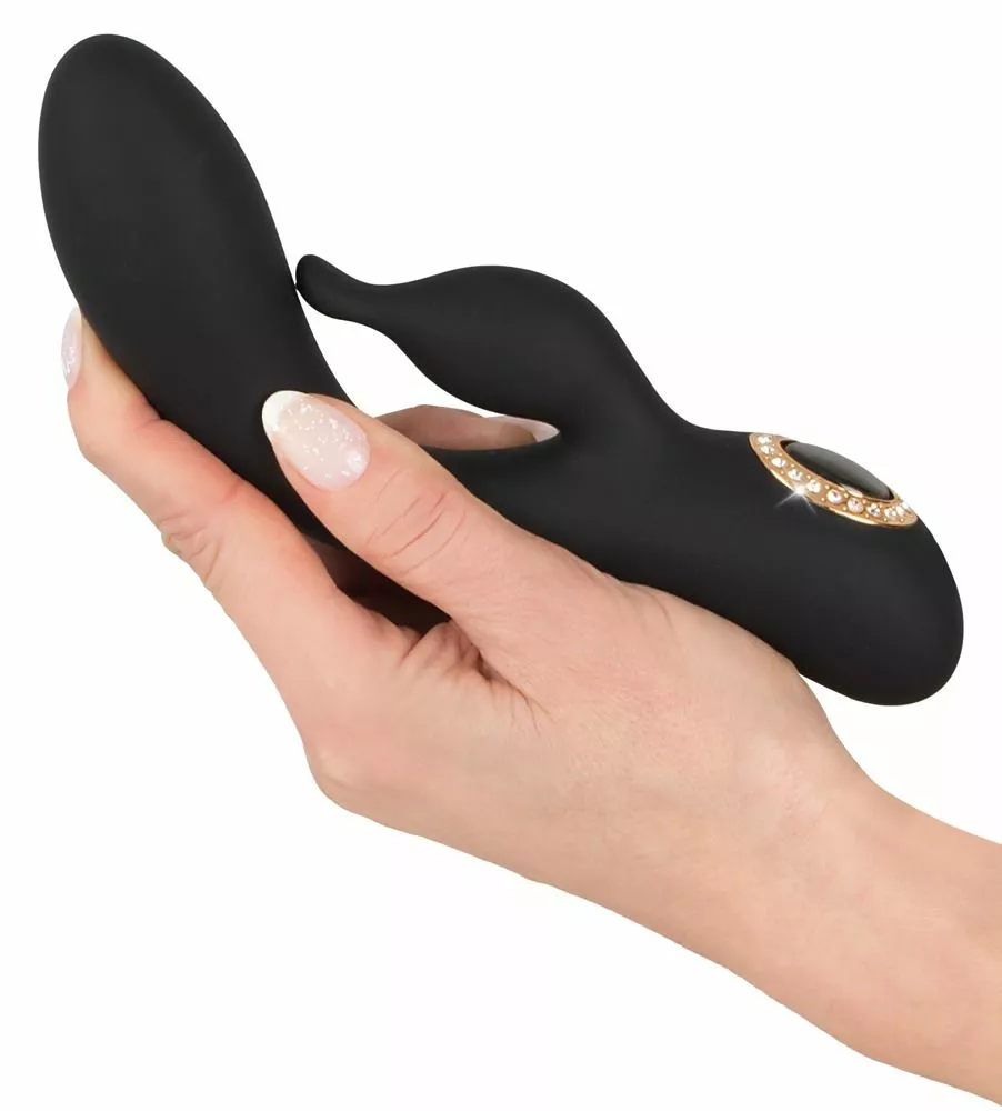 Cleopatra Rabbit Vibrator - Zwart 11 Cleopatra Rabbit Vibrator - Zwart - Afbeelding 9