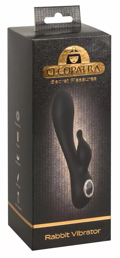 Cleopatra Rabbit Vibrator - Zwart 13 Cleopatra Rabbit Vibrator - Zwart - Afbeelding 11