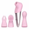 Leten Clitoris Stimulator Double Vibes - Roze