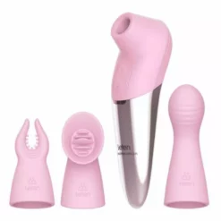 Leten Clitoris Stimulator Double Vibes - Roze