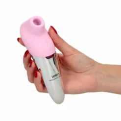 Leten Clitoris Stimulator Double Vibes - Roze -Clitoris Vibrators Verkoop clitoris stimulator double vibes roze hand