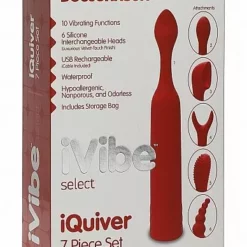 Doc Johnson Clitoris Stimulator Met Opzetstukken - Rood 7 Doc Johnson Clitoris Stimulator Met Opzetstukken - Rood -Clitoris Vibrators Verkoop clitoris stimulator met opzetstukken rood achterkaant