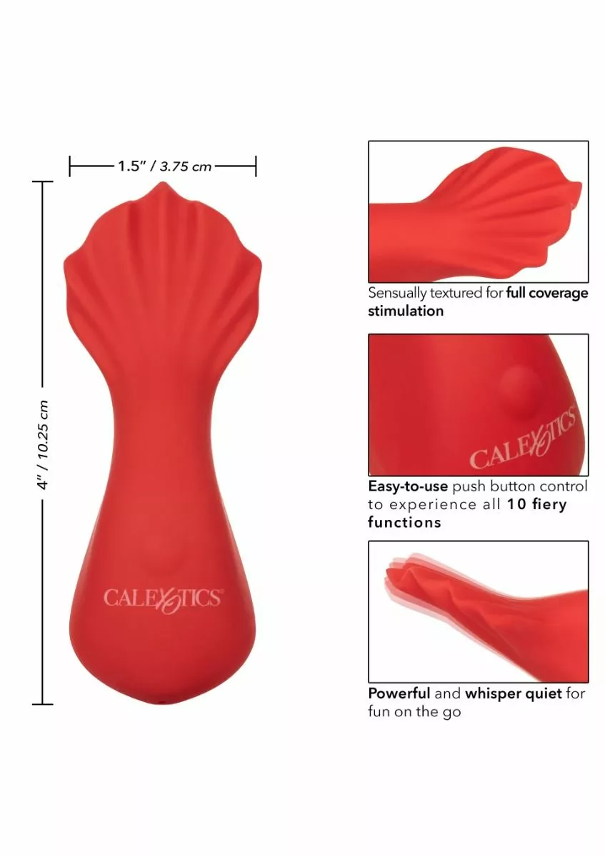 California Exotic Clitoris Vibrator Red Hot Fuego 6 California Exotic Clitoris Vibrator Red Hot Fuego - Afbeelding 4