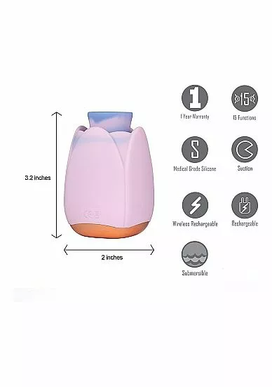 Maia Novelties Clitoris Vibrator Tulip - 2 In 1 8 Maia Novelties Clitoris Vibrator Tulip - 2 In 1 - Afbeelding 6